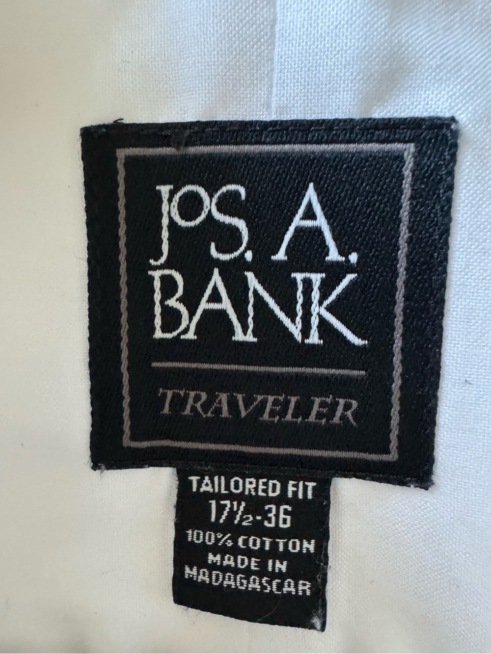 Jos. A. Bank: Traveler- Classic White Button Down Men's Shirt